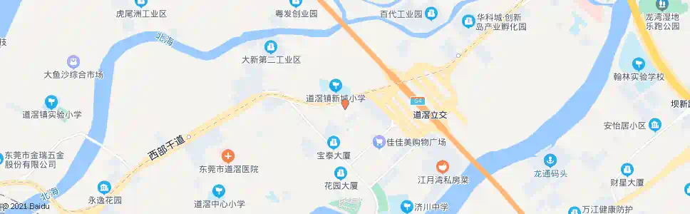 东莞道滘车站_公交站地图_东莞公交_妙搜公交查询2025
