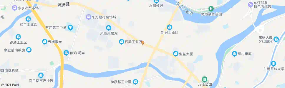 东莞石美路口_公交站地图_东莞公交_妙搜公交查询2025