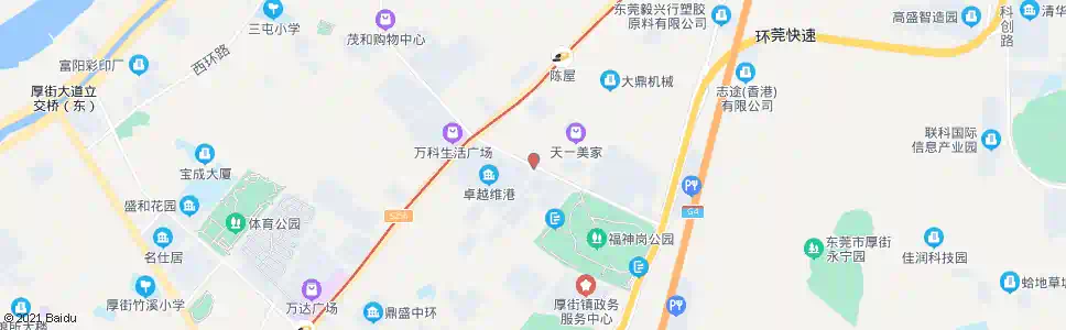东莞将军路口_公交站地图_东莞公交_妙搜公交查询2025