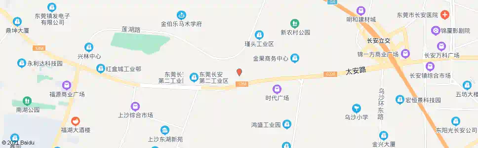 东莞一坝路口_公交站地图_东莞公交_妙搜公交查询2025