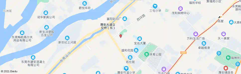 东莞聚宝园_公交站地图_东莞公交_妙搜公交查询2025