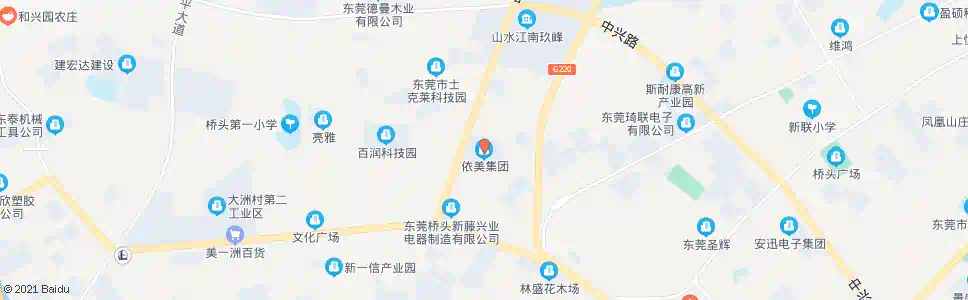 东莞依美集团_公交站地图_东莞公交_妙搜公交查询2025