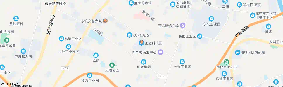 东莞正崴科技园_公交站地图_东莞公交_妙搜公交查询2025