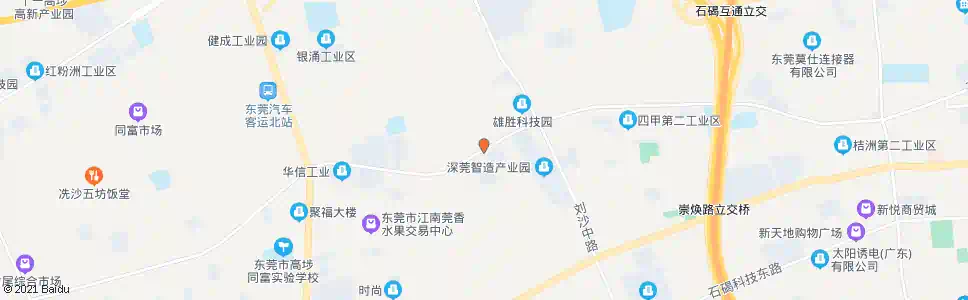 东莞叶屋基村尾_公交站地图_东莞公交_妙搜公交查询2025