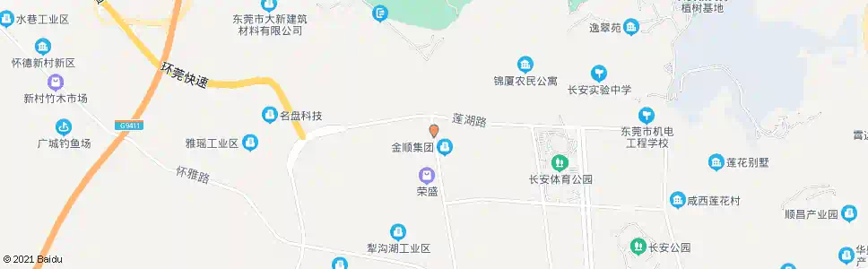 东莞华安公寓_公交站地图_东莞公交_妙搜公交查询2025