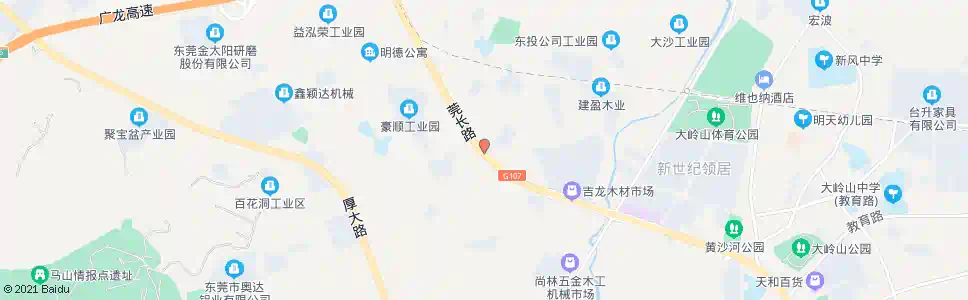 东莞渭溪路口_公交站地图_东莞公交_妙搜公交查询2025