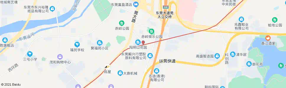 东莞阳明站_公交站地图_东莞公交_妙搜公交查询2025