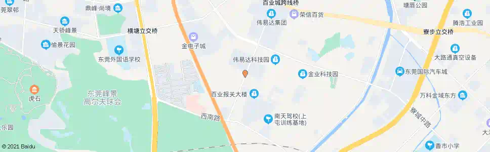 东莞百业灯饰城_公交站地图_东莞公交_妙搜公交查询2025