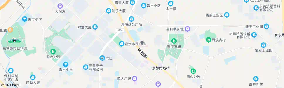 东莞寮步医院_公交站地图_东莞公交_妙搜公交查询2025