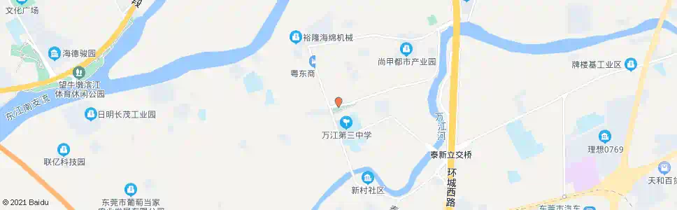 东莞汾新桥北_公交站地图_东莞公交_妙搜公交查询2025