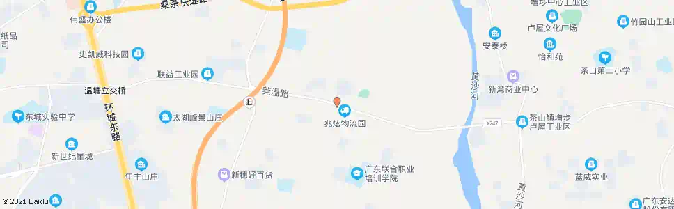 东莞茶上综合市场_公交站地图_东莞公交_妙搜公交查询2025