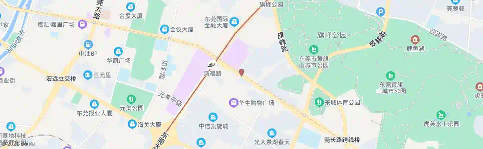 东莞新世纪豪苑西_公交站地图_东莞公交_妙搜公交查询2025