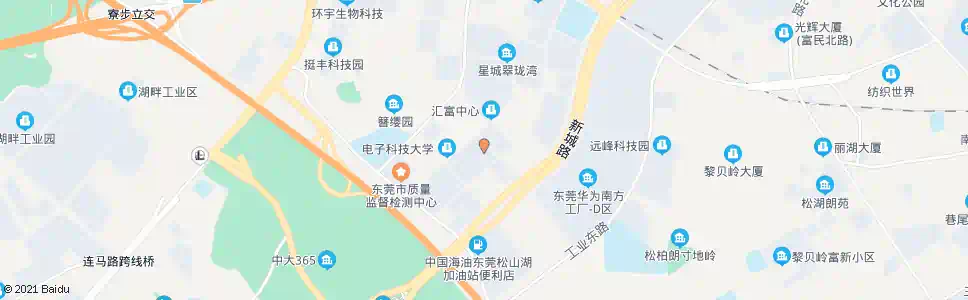 东莞松山湖兰馨园_公交站地图_东莞公交_妙搜公交查询2025