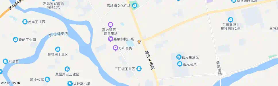 东莞高埗电信大楼_公交站地图_东莞公交_妙搜公交查询2025