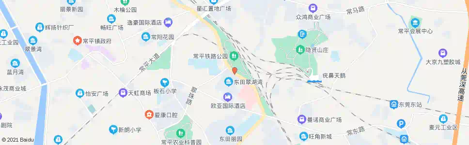 东莞铁路公园_公交站地图_东莞公交_妙搜公交查询2025