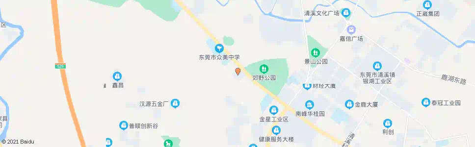 东莞清溪劳动分局_公交站地图_东莞公交_妙搜公交查询2025