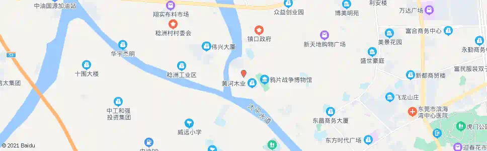 东莞虎门镇口水闸_公交站地图_东莞公交_妙搜公交查询2025
