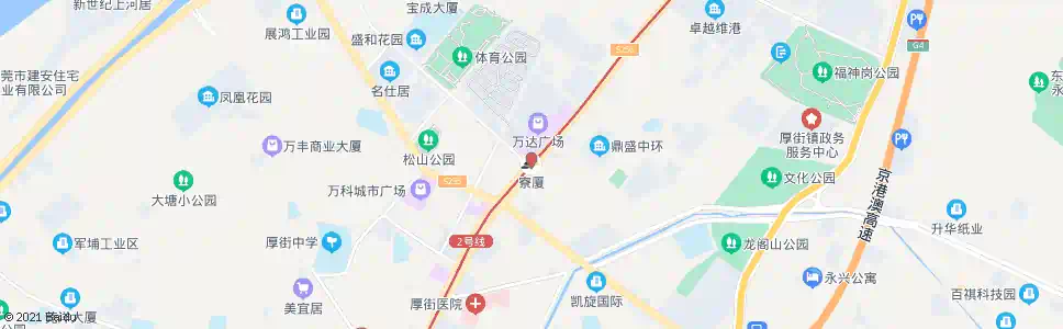 东莞寮厦_公交站地图_东莞公交_妙搜公交查询2025