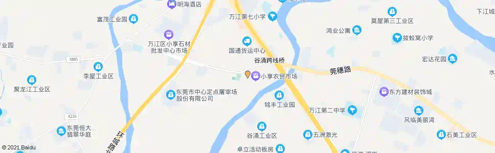 东莞美食街_公交站地图_东莞公交_妙搜公交查询2025