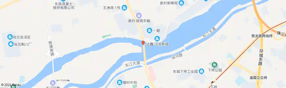 东莞大王洲桥_公交站地图_东莞公交_妙搜公交查询2025