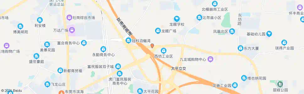东莞龙眼_公交站地图_东莞公交_妙搜公交查询2025