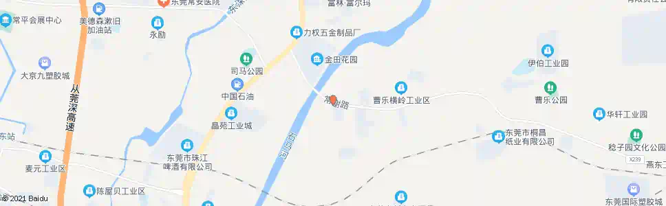 东莞麦美村_公交站地图_东莞公交_妙搜公交查询2025