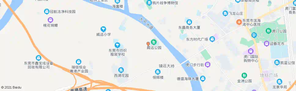 东莞威远环岛_公交站地图_东莞公交_妙搜公交查询2025