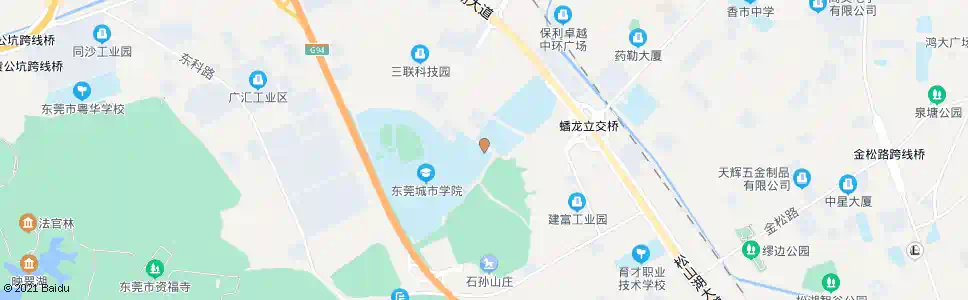 东莞城市学院正门_公交站地图_东莞公交_妙搜公交查询2025
