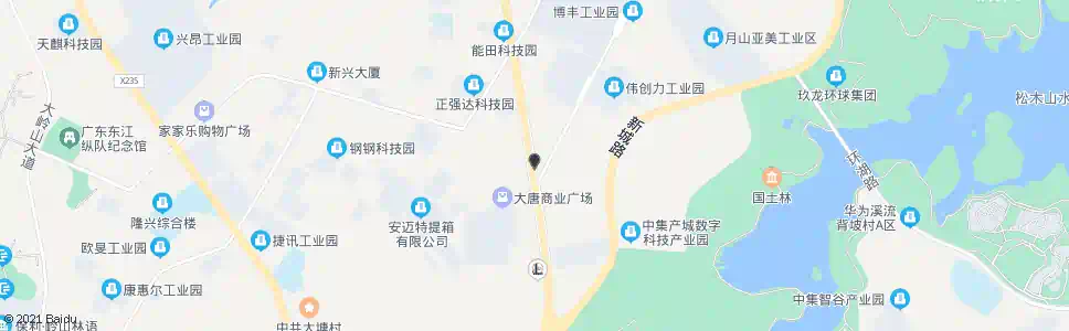 东莞大岭山交警大队_公交站地图_东莞公交_妙搜公交查询2025