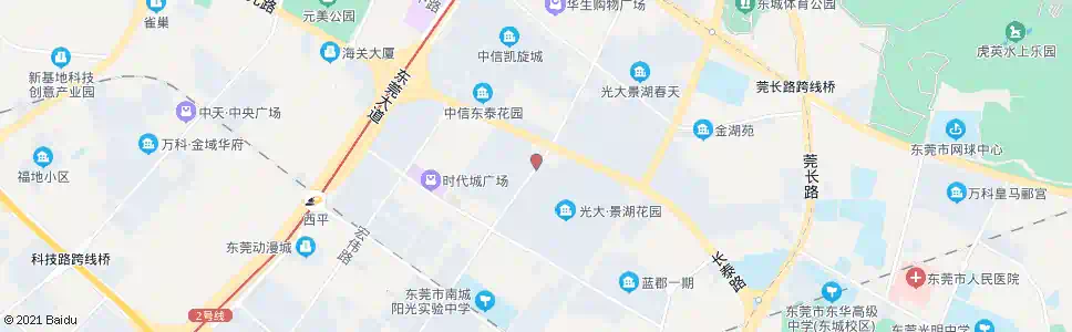 东莞景湖花园北_公交站地图_东莞公交_妙搜公交查询2025