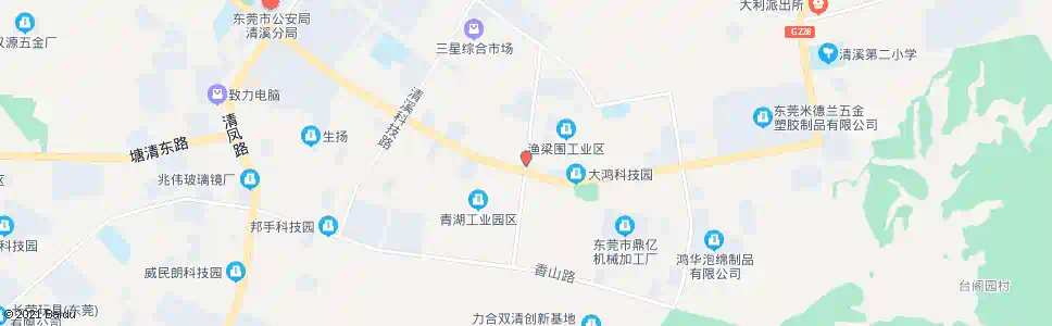 东莞谢屋村_公交站地图_东莞公交_妙搜公交查询2025