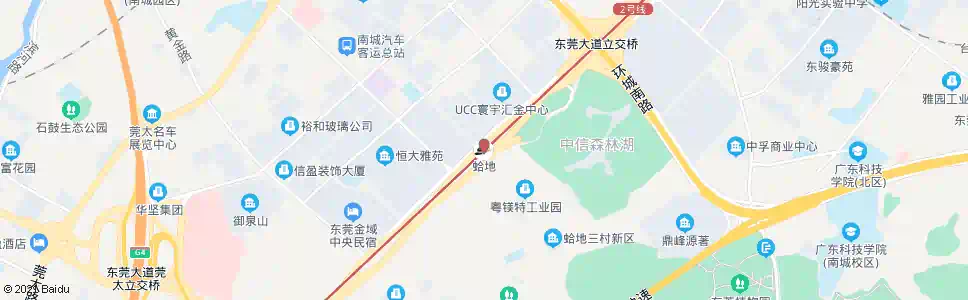 东莞蛤地地铁站_公交站地图_东莞公交_妙搜公交查询2025
