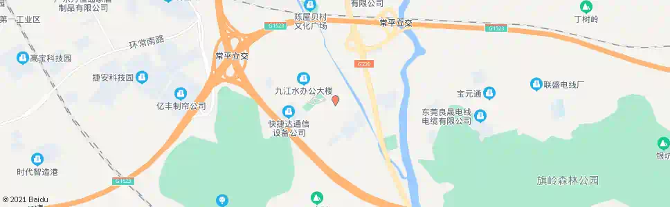 东莞九江水市场_公交站地图_东莞公交_妙搜公交查询2025
