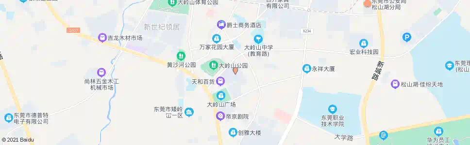 东莞凯东新城_公交站地图_东莞公交_妙搜公交查询2025