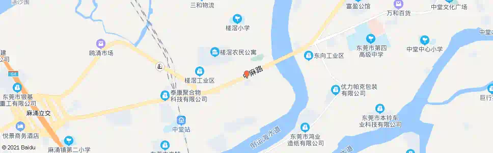 东莞槎滘村_公交站地图_东莞公交_妙搜公交查询2025