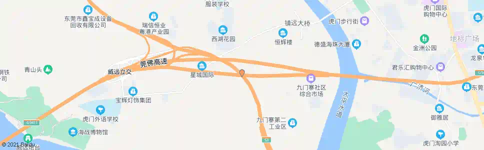 东莞沿江高速口_公交站地图_东莞公交_妙搜公交查询2025