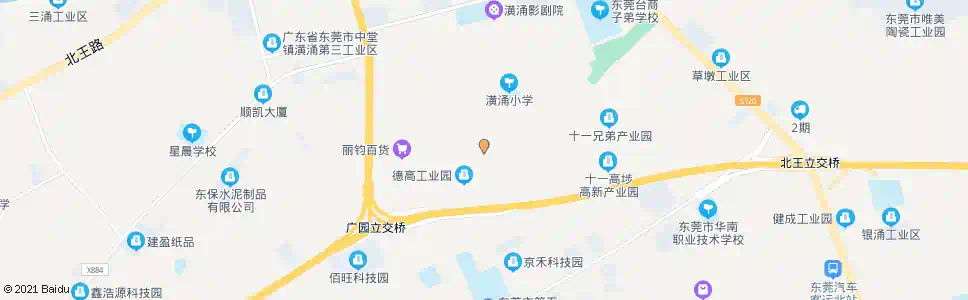 东莞护安围村_公交站地图_东莞公交_妙搜公交查询2025