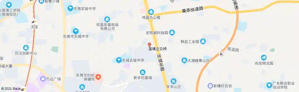 东莞温塘工业区_公交站地图_东莞公交_妙搜公交查询2025
