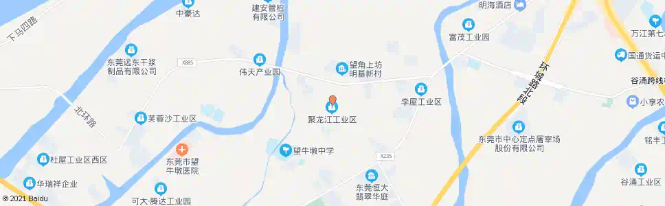 东莞聚龙江_公交站地图_东莞公交_妙搜公交查询2025