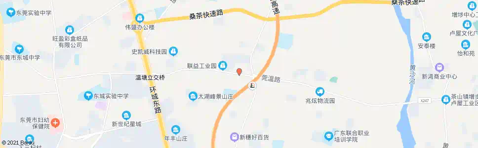 东莞温塘油站_公交站地图_东莞公交_妙搜公交查询2025