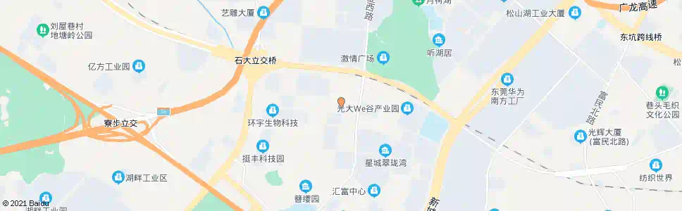 东莞中科科技城_公交站地图_东莞公交_妙搜公交查询2025