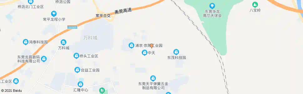 东莞刁朗综合市场_公交站地图_东莞公交_妙搜公交查询2025