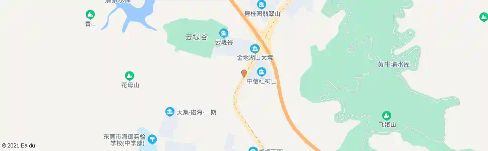 东莞金地湖山大境_公交站地图_东莞公交_妙搜公交查询2025