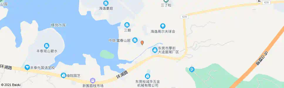东莞中信富春山居_公交站地图_东莞公交_妙搜公交查询2025