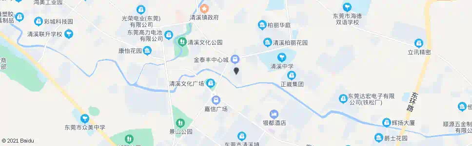 东莞清溪鹿湖小区_公交站地图_东莞公交_妙搜公交查询2025