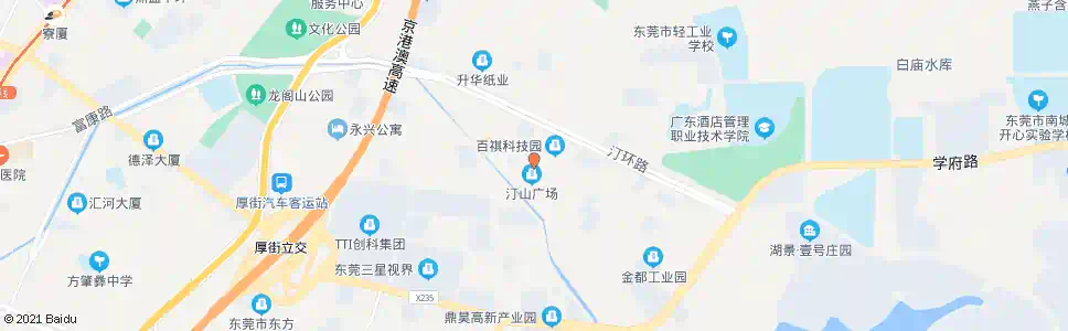 东莞百悦商业中心_公交站地图_东莞公交_妙搜公交查询2025