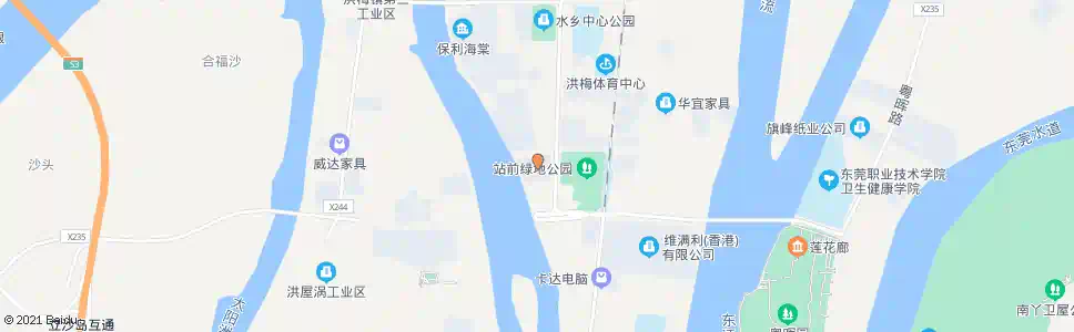 东莞洪梅医院_公交站地图_东莞公交_妙搜公交查询2025