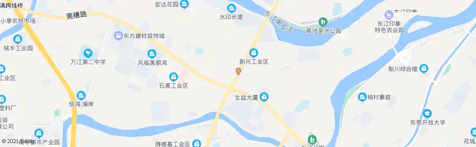 东莞万江交通分局南_公交站地图_东莞公交_妙搜公交查询2025
