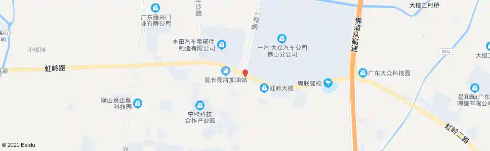 佛山南海本田厂(松木塱)_公交站地图_佛山公交_妙搜公交查询2025