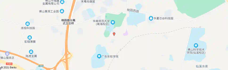 佛山华南师范大学(南海校区)_公交站地图_佛山公交_妙搜公交查询2025